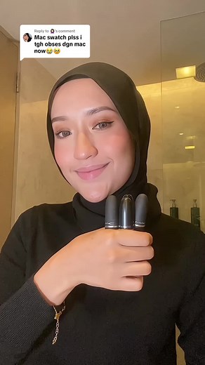 MAC Lip Swatches: Powder Kiss, Lustreglass, Matte Lipstick