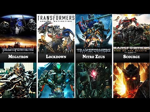 All Villains Evolution From Transformers Movies (2007-2025)
