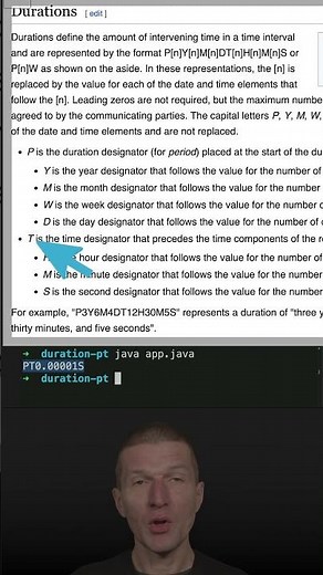 The Standard Behind the Duration Format #java #shorts #coding #airhacks