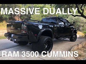 2016 Ram 3500 Cummins - Custom Lifted Dually Lonestar - Full In Depth 4K Review - THIS THING IS HUGE