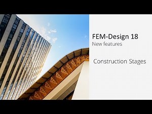 FEM-Design 18 - Construction Stages