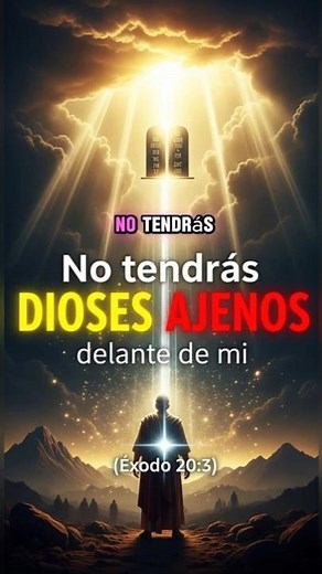 You shall have no other gods before me (Exodus 20:3)