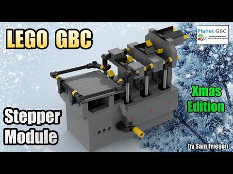 LEGO GBC module - Stepper | Building instructions available on Planet GBC