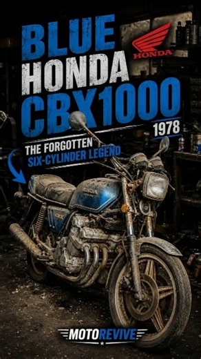 BLUE HONDA CBX1000 1978 — THE FORGOTTEN SIX-CYLINDER LEGEND