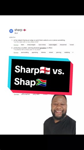 The Different Meanings of Sharp in South Africa | Language Evolution