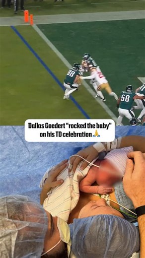 NFL on ESPN on Instagram: "He and his girlfriend, Aria, announced the birth of their son on January 6th 👶 (📺 FOX, via @howthehellaria)"