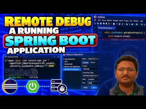 Remote Debug a Running Spring Boot Application in Eclipse