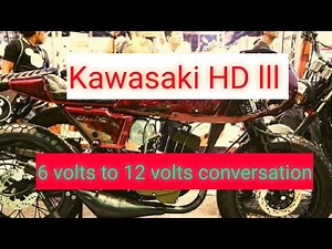 6 to 12 volts conversion in 2 stroke motorcycle