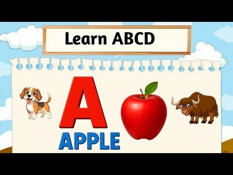 ABCD Phonics Song | A for Apple 🍎 | Preschool Learning