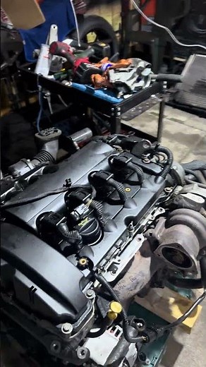 Mini Cooper S R53 engine out ready for rebuild by TKGarage UK cars