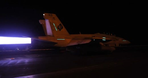 CENTCOM shares video of jet's precision landing on 'moving postage stamp' during Epic Fury