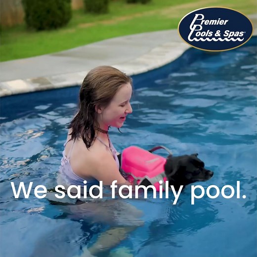 We built the pool for the family… but someone clearly had other plans 😆🐾 From splash zones to relaxing swim days, there’s something for everyone to love. Start designing your dream backyard oasis today with us! https://ppas.com/fb . . . #premierpoolsandspas #ppas #poolday #pool #pools #backyardpool #backyardpoolideas #poolfun #swimmingpool #poolbuilder #pooldesign #poolconstruction #poolandspas #swimmingpoolbuilder #swimmingpooldesign | Premier Pools & Spas - Florida South