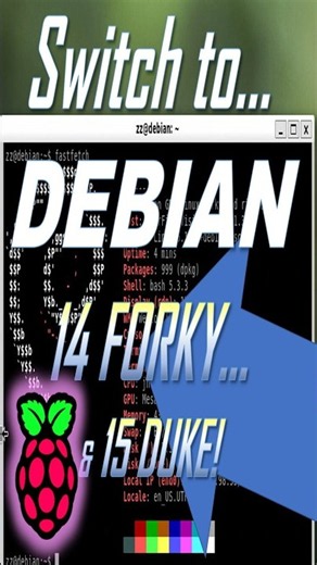 Raspberry Pi OS 13 Trixie is coming of age! Install Forky or Duke! #raspberrypi #trixie #debian
