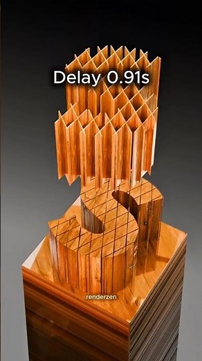 🔥 Perfect Fit 🔥 Wooden Physics Simulation in Blender 3D — Pure Clean & Satisfying Motion!