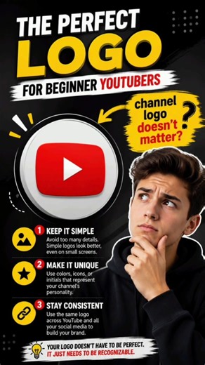 The Perfect Logo for Beginner YouTubers‎