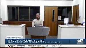 Three TSA officers attacked, injured at Phoenix Sky Harbor Airport