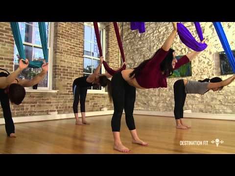 Aerial Hammock Conditioning - FULL Workout - Aerial Asana/Yoga - Lydia Michelson-Maverick
