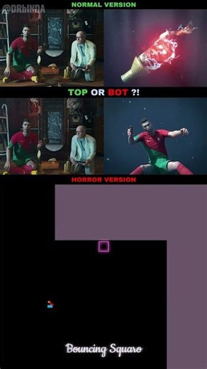 Ronaldo or Gnome Monster 😱 Choose one CHALLENGE - Squaro the Bouncing Square #gmod #sfm