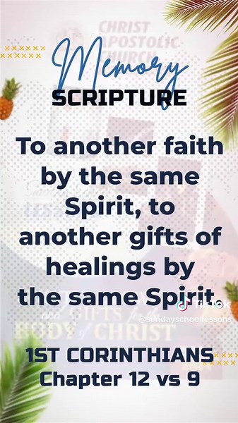 HEALING AND DELIVERANCE GIFTS || CAC SUNDAY SCHOOL LESSONS || LESSON 27 || 28TH JULY 2024. Music By @EmmaOMG #happysunday #fypシ゚viral #viral #Gospel #viralvideo #newvideo #christiantiktok #spiritual #sundayschool #Faith #Grace #Jesus #Amen