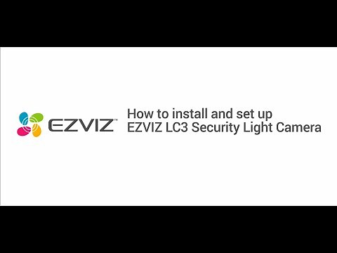 How to install and set up EZVIZ LC3 Security Light Camera