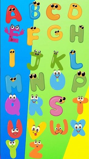 Cute ABC Animation🎨🎉| Letter A-Z Learning for Kids