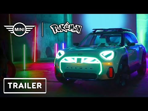 Pokemon x Mini - Official Aceman Concept Car Play On Trailer | gamescom 2022