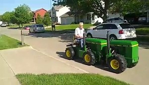 Check out this amazing John Deere 6x6 Tractor built by Colin Hart!! | Midwest Mini Tractor Company