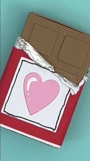 PAPER CRAFTS ​Mini Chocolate bar 🍫