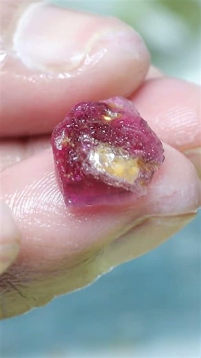 This Pink Gem Started as a Rock… Wait Till You See It! #jewelleryaddict #shortvideo
