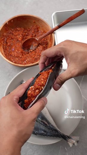 Resepi Ikan Cencaru Sumbat Sambal Penuh Rasa