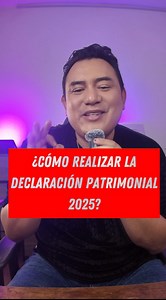 A lo largo del video explicamos la declaración patrimonial 2025 #DECLARACIONPATRIMONIAL #sep #maestros | edgarvalladares