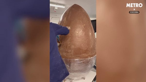 A look at the UK's 'biggest and heaviest' easter egg