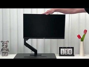 Dual Monitor Mount Gas Spring Monitor Arm Desk Stand with Base(ML8)