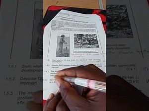 Grade 11 Development Geography Revision (Community Development)