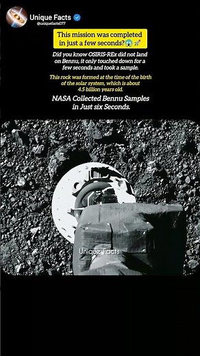 The Daring Moment OSIRIS-REx Touched Asteroid Bennu.😱🚀