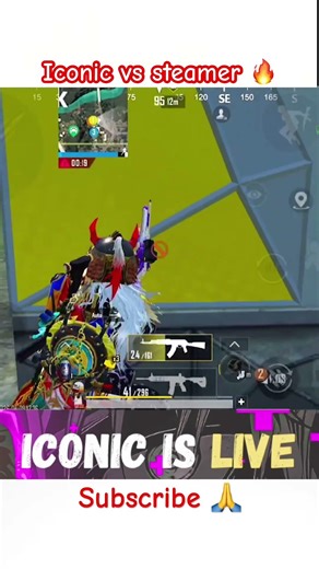 ICONIC IS LIVE 🔴 vs STREAMER 😱 Intense Showdown | BGMI Live