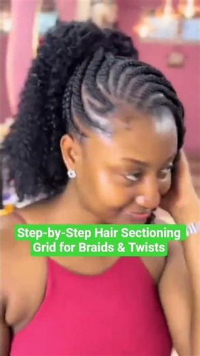 Perfect Hair Grid Tutorial for Beginners (Clean Parting Method!) #howtocutcurlyhair #diyhairstyles