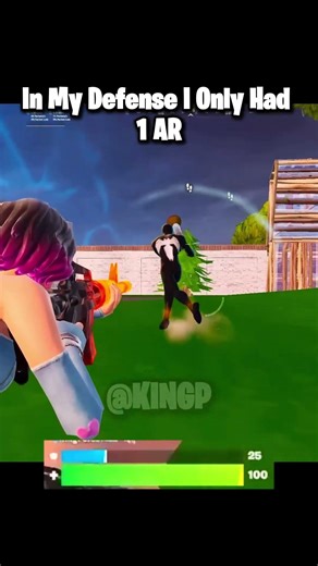 In My Defense I Only Had 1 AR #shorts #fortnite