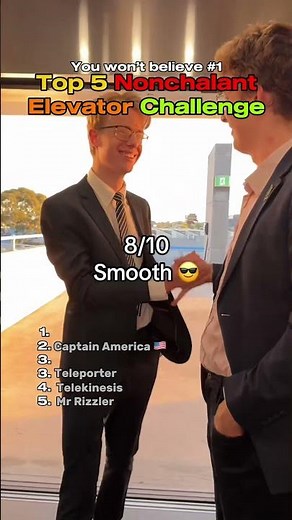 Ranking The Most Incredible Elevator Challenge | Nonchalant Edition