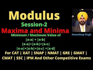 Modulus - 2 Video Lecture | Quantitative Aptitude (Quant) - CAT