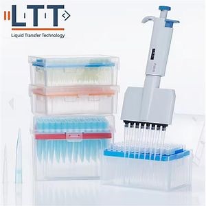 [Hot Item] Adjustable Toppette Pipette Pipettor 0.5-300UL Multi-Functional Autoclavable 8 Channel Volume Pipettes