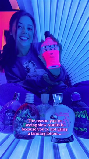 A good lotion is key!!💜 #tanning #tanningbed #tan #uv #tanningsalonlife