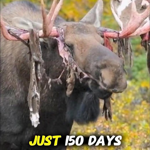 Moose Antlers Grow THIS Fast?! (Insane nature fact you didn't know)