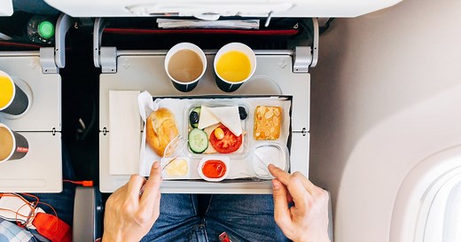 The Best And Worst Foods To Eat On A Plane, According To Nutritionists