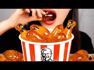 Glass Fries & Fast Food AI ASMR Mukbang Eating (Oddly Satisfying)