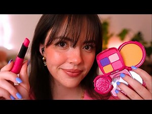 ASMR Doing Your Makeup with Fake products💄✨🦄 (layered sounds, you're my doll)