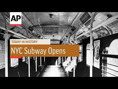 New York City Subway Opens - 1904 | Today in History | 27 Oct 16