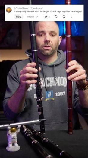 Keyed vs keyless Irish flutes: finger spacing the same?
