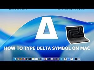 How to Type Delta Symbol ∆ on Macbook (macOS Tahoe 26.2)
