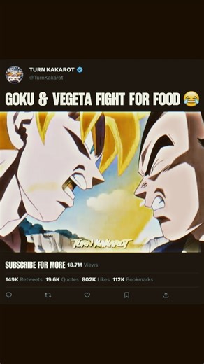 When Saiyans Fight for the Last Bite 🤣🔥 #goku #vegeta #anime #funny #trending